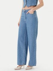 Morgan Jeansy 252-PSTEL Niebieski Wide Leg. Niebieskie jeansy damskie Morgan. Za 269.99 zł.