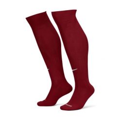 Getry piłkarskie Nike Classic II Cush OTC. Białe legginsy sportowe męskie Nike, m, bez wzorów, z poliamidu, do piłki nożnej. Za 43.99 zł.