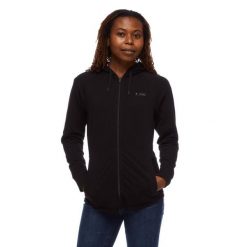 Bluza turystyczna rozpinana damska Black Diamond Mountain Transparency. Czarne bluzy sportowe damskie Black Diamond, xs, bez wzorów, bez kaptura, trekkingowe. Za 183.99 zł.
