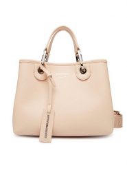 Emporio Armani Torebka EW000361 AF12036 M1332 Różowy. Czerwone torebki do ręki damskie Emporio Armani, bez wzorów, ze skóry, bez dodatków. Za 1,209.00 zł.