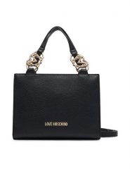 LOVE MOSCHINO Torebka JC4006PP1PLB0000 Czarny. Czarne torebki do ręki damskie Love Moschino, bez wzorów, ze skóry, bez dodatków. Za 949.99 zł.
