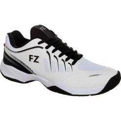 Buty do badmintona dla dorosłych FZ Forza Leander V3. Białe obuwie sportowe damskie FZ FORZA, bez wzorów, z materiału. Za 471.00 zł.