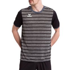 Jersey Erima Roma. Czarne koszulki sportowe męskie Erima, m, bez wzorów, z jersey, bez kołnierzyka, bez ramiączek, na fitness i siłownię. W wyprzedaży za 80.35 zł.