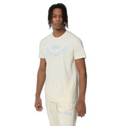 Koszulka Lonsdale Rosemarkie. Brązowe koszulki sportowe męskie Lonsdale, bez wzorów, z materiału, bez kołnierzyka, bez ramiączek. Za 91.45 zł.