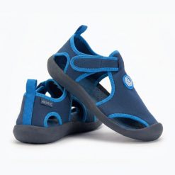Sandały dziecięce AQUASTIC Noni. Niebieskie sandały dziewczęce AQUASTIC, z gumy, bez zapięcia. Za 49.99 zł.