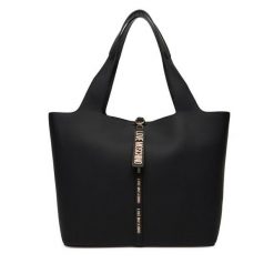 Torebka LOVE MOSCHINO. Czarne torebki do ręki damskie Love Moschino, bez wzorów, klasyczne, bez dodatków. Za 709.99 zł.