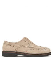 Pollini Półbuty SB10233G0MUB0104 Beżowy. Brązowe półbuty na co dzień męskie Pollini, ze skóry, bez zapięcia. Za 699.99 zł.