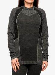 Bluza termoaktywna damska La Sportiva Wool70 Tech Longsleeve. Szare bluzy damskie La Sportiva, l, bez wzorów, ze skóry, bez kaptura. Za 417.99 zł.