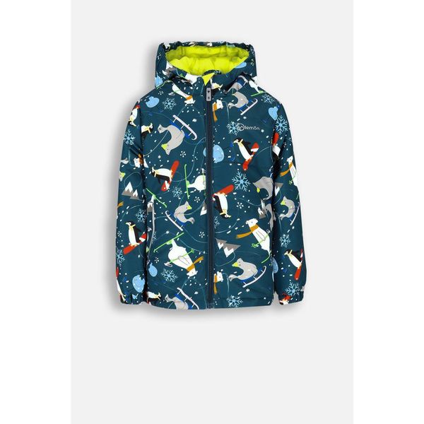Kurtka narciarska dziecięca Lemon Explore ZL4 granatowa. Niebieskie buty zimowe chłopięce LEMON explore, na zimę, bez wzorów, z poliesteru, sportowe, z kapturem. Za 279.90 zł.