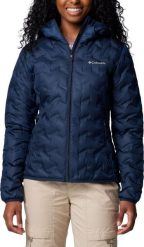 Kurtka męska Columbia Delta Ridge II Down Hooded Jacket 2088253464 Granatowy S. Niebieskie kurtki męskie Columbia, m, bez wzorów, bez kaptura. Za 604.62 zł.