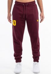 Spodnie do biegania Lonsdale Sumburgh. Czerwone spodnie sportowe męskie Lonsdale, l, z aplikacjami, z dresówki, do biegania. Za 216.50 zł.