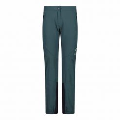 Spodnie softshell damskie CMP Fonda Pant. Zielone spodnie sportowe damskie CMP, bez wzorów, z softshellu, trekkingowe. Za 367.49 zł.
