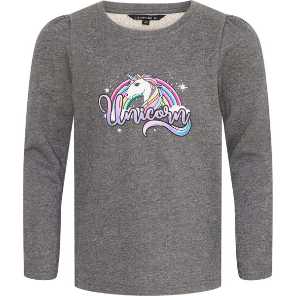 Koszulka dla dzieci Equipage Linda. Szare t-shirty i topy dla dziewczynek EQUIPAGE, bez wzorów, z bawełny, bez ramiączek. Za 198.00 zł.