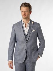Finshley & Harding kurtka modułowa - Steven Mężczyźni Modern Fit wiskoza niebieski, 52. Niebieskie kurtki męskie Finshley & Harding, m, bez wzorów, z wiskozy, eleganckie, bez kaptura. Za 799.95 zł.