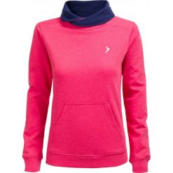 Bluza damska BLD600 - RÓŻ MELANŻ - Outhorn. Czerwone bluzy damskie Outhorn, na jesień, melanż, z materiału. W wyprzedaży za 48.99 zł.