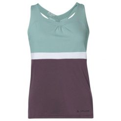 Koszulka kolarska damska Vaude Advanced Top. Fioletowe obuwie sportowe damskie Vaude, bez wzorów, z poliesteru, rowerowe. W wyprzedaży za 115.00 zł.