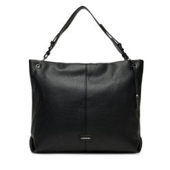 Torebka Lasocki. Czarne torebki do ręki damskie Lasocki, bez wzorów, bez dodatków. Za 199.99 zł.