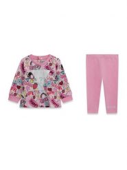 Guess Komplet bluza i legginsy A6YG03 K3898 Różowy Regular Fit. Czerwone bluzy dla dziewczynek Guess, z aplikacjami, z bawełny. Za 194.99 zł.