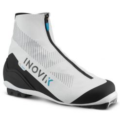 Buty do nart biegowych damskie Inovik XC S BOOT 500 styl klasyczny. Białe obuwie sportowe damskie INOVIK, bez wzorów, z kauczuku, narciarskie. Za 699.99 zł.