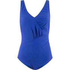 Kostium kąpielowy wyszczuplający bonprix błękit królewski. Niebieskie kostiumy jednoczęściowe damskie bonprix. Za 59.99 zł.
