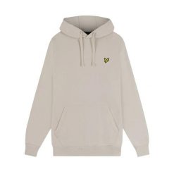 Bluza z kapturem Lyle & Scott. Brązowe bluzy męskie LYLE AND SCOTT, m, bez wzorów, z kapturem. Za 273.00 zł.