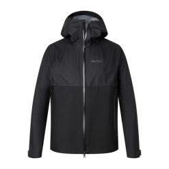 Kurtka przeciwdeszczowa męska Marmot Mitre Peak GTX. Czarne kurtki sportowe męskie Marmot, m, bez wzorów, trekkingowe. W wyprzedaży za 1,286.80 zł.