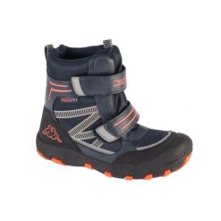 Buty zimowe chłopięce, Kappa Blackpool Tex K. Niebieskie buty zimowe chłopięce Kappa, bez wzorów, bez zapięcia. Za 159.99 zł.
