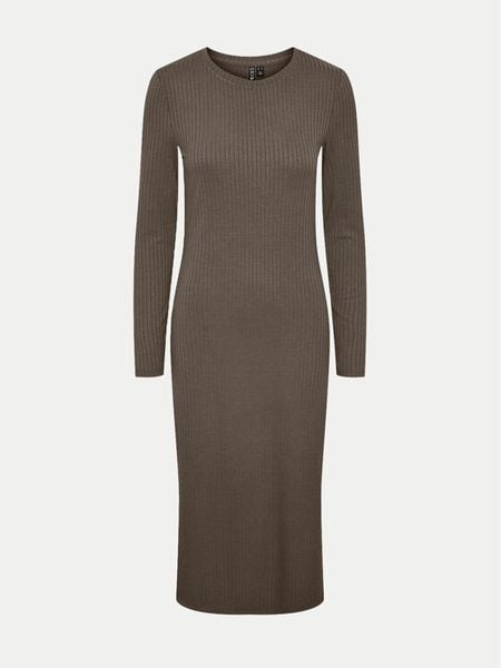 Pieces Sukienka codzienna Kylie 17126214 Brązowy Slim Fit. Brązowe sukienki damskie Pieces, na co dzień, m, bez wzorów, z syntetyku, bez kołnierzyka, bez ramiączek, proste. Za 79.99 zł.