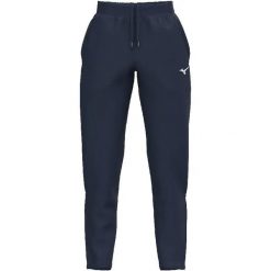 Damskie spodnie dresowe Mizuno RB Wos. Niebieskie spodnie dresowe damskie Mizuno, xl, bez wzorów, z dresówki. Za 197.90 zł.