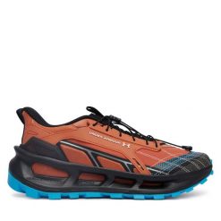 Buty do biegania Under Armour. Brązowe buty sportowe męskie Under Armour, bez zapięcia, do biegania. Za 669.99 zł.