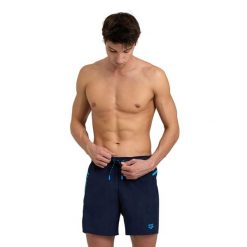 Szorty męskie spodenki kąpielowe sportowe na basen plażę Arena Pro File. Niebieskie kąpielówki męskie Arena, m, bez wzorów, do pływania. Za 121.98 zł.