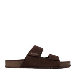 Klapki G-Star Raw. Brązowe klapki męskie G-Star Raw, retro. Za 229.99 zł.