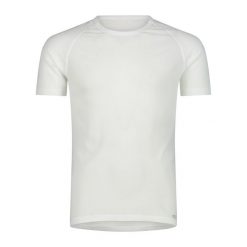 Koszulka z bielizną CMP. Białe koszulki sportowe męskie CMP, l, bez wzorów, z materiału, bez kołnierzyka, bez ramiączek, do biegania. Za 54.99 zł.