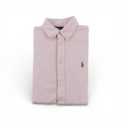 Second life - Klasyczna różowa koszula męska - Jak nowy. Czerwone koszule męskie Ralph Lauren, m, bez wzorów, klasyczne, bez kołnierzyka, bez ramiączek. Za 191.66 zł.