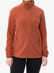 Bluza polarowa damska Vaude Rosemoor Fleece Jacket II. Czerwone bluzy damskie Vaude, m, bez wzorów, z materiału, bez kaptura. Za 274.99 zł.