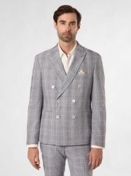 Finshley & Harding London kurtka modułowa z zawartością lnu - Brixdon Mężczyźni Slim Fit Bawełna niebieski, 46. Niebieskie kurtki męskie Finshley & Harding London, m, bez wzorów, z bawełny, eleganckie, bez kaptura. Za 479.95 zł.