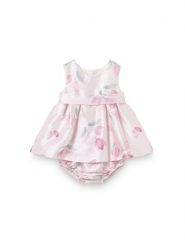 Mayoral Sukienka elegancka 1881 Różowy Regular Fit. Czerwone sukienki dla dziewczynek Mayoral, bez wzorów, z syntetyku, eleganckie, bez ramiączek. Za 169.99 zł.