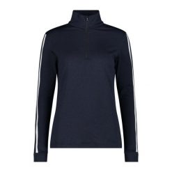 Golf damska turystyczne CMP 34L4276. Niebieskie swetry damskie CMP, l, bez wzorów, sportowe, bez kołnierzyka, bez ramiączek, bez kaptura. Za 241.50 zł.