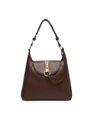 LOVE MOSCHINO Torebka JC4028PP1PLI0300 Brązowy. Brązowe torebki do ręki damskie Love Moschino, bez wzorów, ze skóry, bez dodatków. Za 949.99 zł.