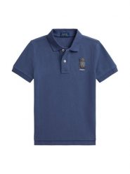 Polo Ralph Lauren Polo 322B18892001 Granatowy Regular Fit. Niebieskie t-shirty dla chłopców Polo Ralph Lauren, bez wzorów, z bawełny, bez ramiączek. Za 439.99 zł.