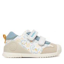 Sneakersy Biomecanics. Białe trampki i tenisówki chłopięce Biomecanics, bez wzorów, bez zapięcia. Za 289.99 zł.