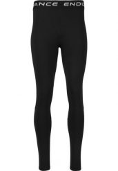 Legginsy Endurance Power. Czarne legginsy sportowe męskie Endurance, l, bez wzorów, z elastanu, do biegania. Za 177.00 zł.