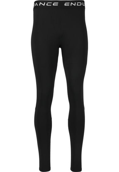 Legginsy Endurance Power. Czarne legginsy sportowe męskie Endurance, l, bez wzorów, z elastanu, do biegania. Za 177.00 zł.
