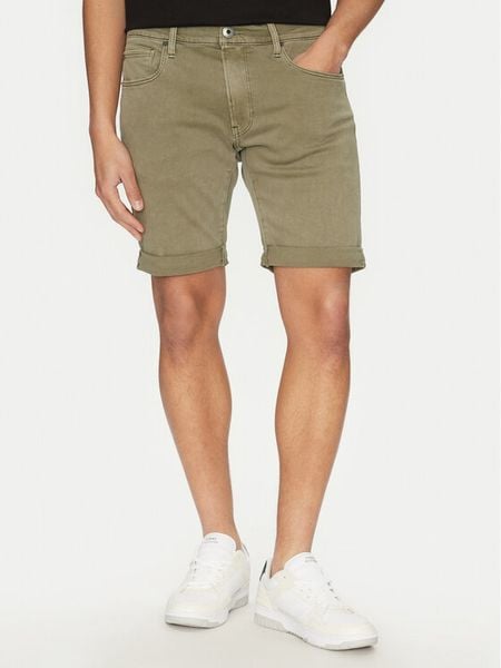 G-Star Raw Szorty jeansowe Elto D10481-C258 G567 Zielony. Zielone szorty męskie G-Star Raw, m, bez wzorów, z bawełny, retro. Za 219.99 zł.