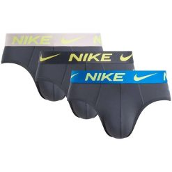 Slipy Nike Hip Brief 3Pk Dorośli. Szare slipki męskie Nike, s, bez wzorów, z elastanu. Za 206.99 zł.