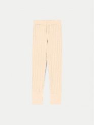 Coccodrillo Legginsy ZC4122101RGJ Beżowy Slim Fit. Brązowe legginsy dla dziewczynek COCCODRILLO, bez wzorów, z bawełny. Za 39.99 zł.
