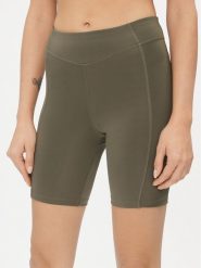 Reebok Szorty sportowe Yoga Performance IM4041 Khaki Tight Fit. Brązowe legginsy sportowe damskie Reebok, s, bez wzorów, z syntetyku, na jogę i pilates. Za 128.99 zł.