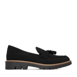 Loafersy JENNY. Czarne mokasyny damskie Jenny. Za 129.99 zł.
