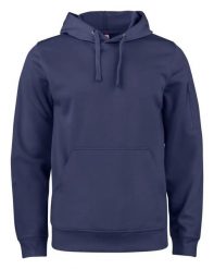 Clique Basic Active Hoody – uniseksowa bluza z kapturem, poliester. Niebieskie bluzy męskie CLIQUE, l, bez wzorów, z poliesteru, z kapturem. Za 190.50 zł.