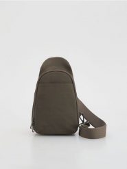 Saszetka crossbody - brązowy. Brązowe saszetki męskie Reserved, małe. Za 99.99 zł.